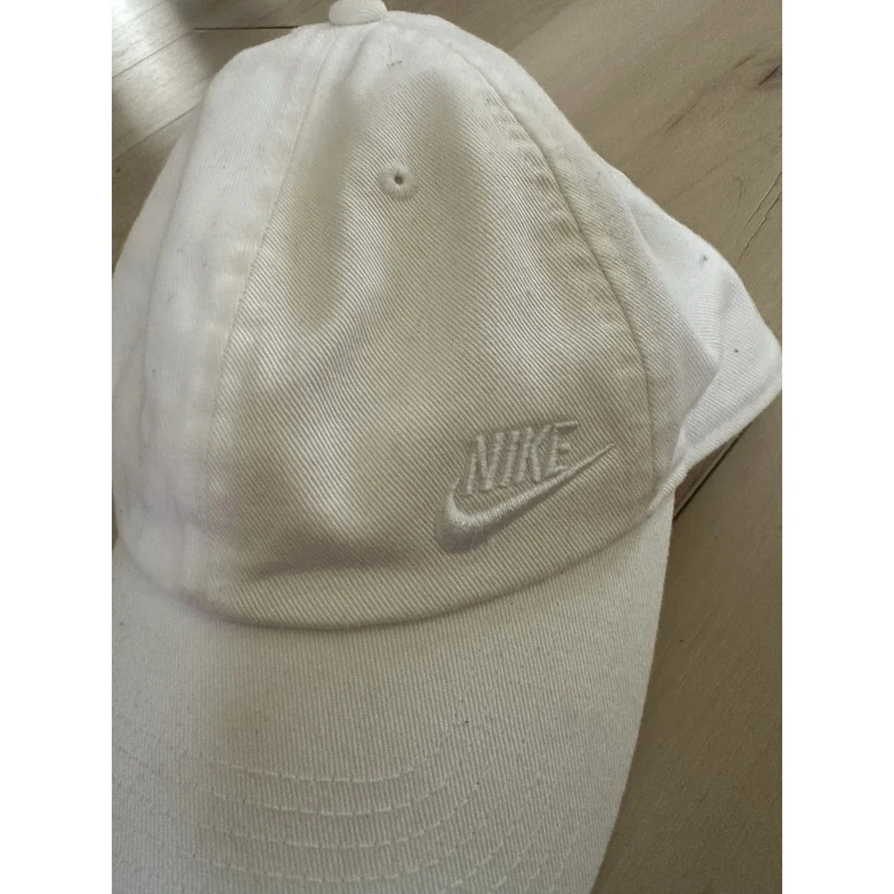 Nike Sportswear Cap White Adjustable Hat Womens One Size